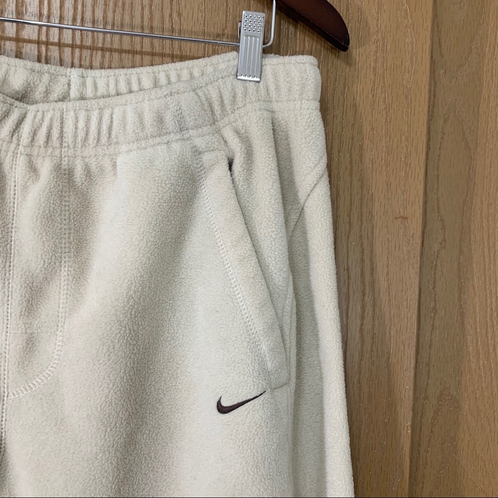 Nike Fleece Pants Sweatpants Check Swoosh SpellOut - Picture 6 of 9